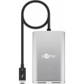 Adapteris USB C - 2xDisplayPort (K-L) Thunderbolt 5K UHD+ 2880p (60Hz) Goobay 